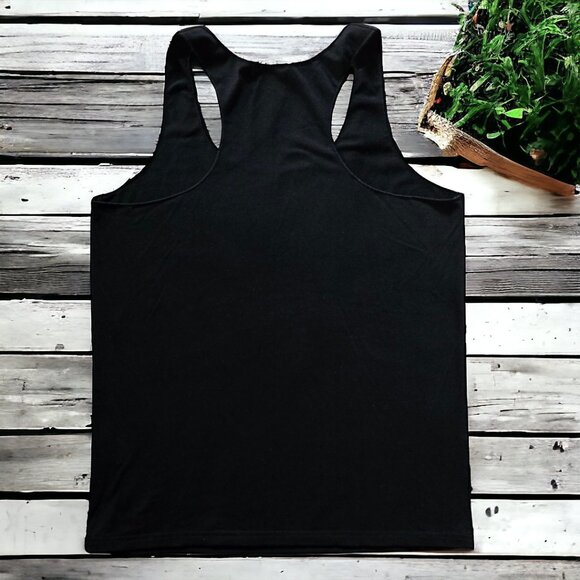 NWOT SHESHOW (M) Black Smiley face tank - Picture 3 of 5